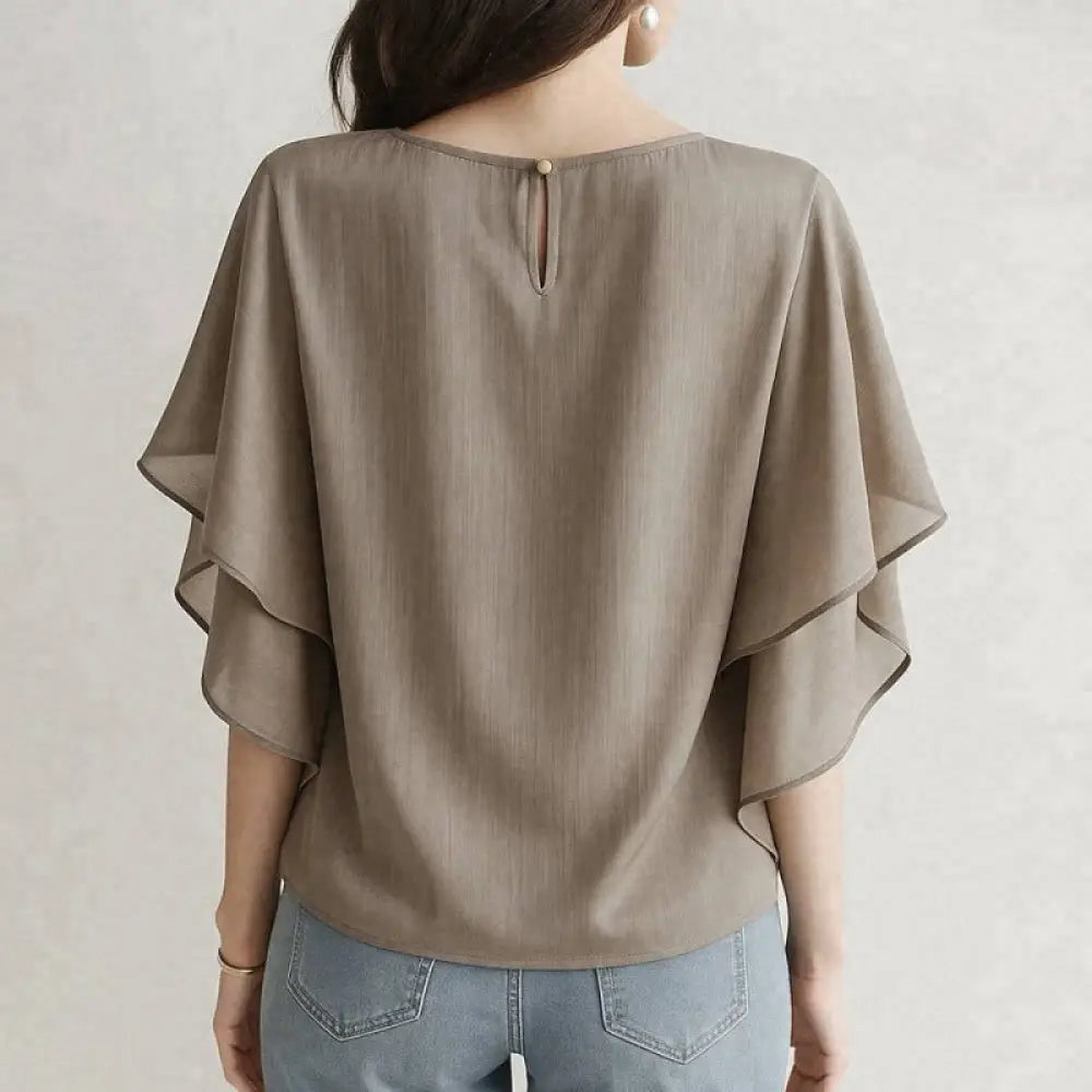 Casual All-match Chiffon Blouse For Women - blouse