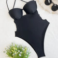One-piece Swimsuit Sexy Bikini For Women - 6555 Black / L - swimwear