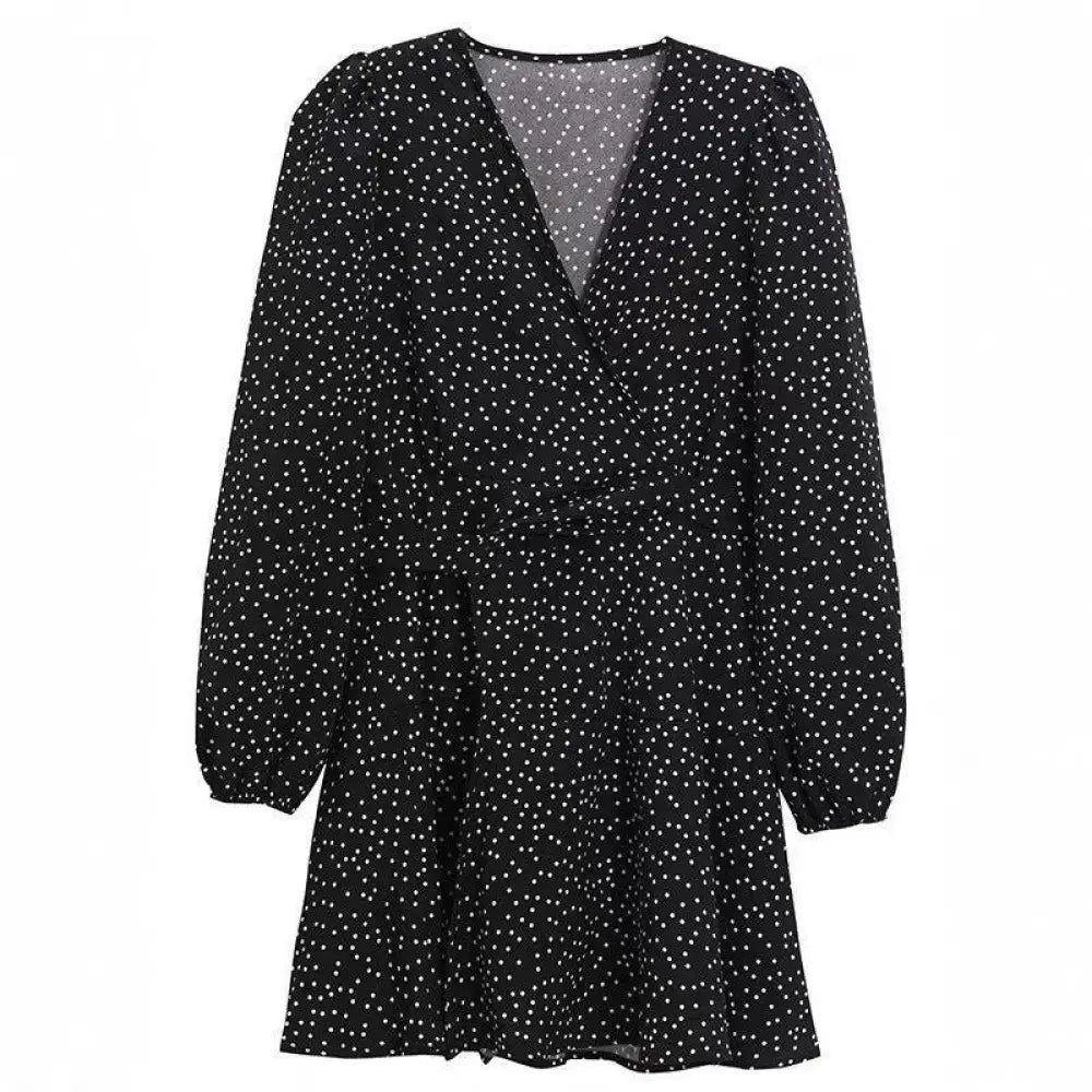 Women’s Black Temperament Midi Dress - Black / L - dress